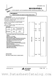 MH16S64PHB-6 datasheet pdf Mitsubishi Electric Corporation
