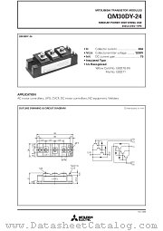 QM30DY-24 datasheet pdf Mitsubishi Electric Corporation