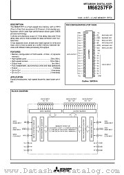 M66257FP datasheet pdf Mitsubishi Electric Corporation