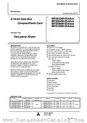 MF0096M-05AAXX datasheet pdf Mitsubishi Electric Corporation