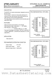 M52797SP datasheet pdf Mitsubishi Electric Corporation