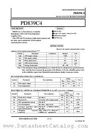 PD8XX4-3.3V datasheet pdf Mitsubishi Electric Corporation