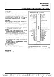 M52335SP datasheet pdf Mitsubishi Electric Corporation