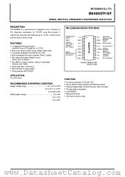 M64893FP datasheet pdf Mitsubishi Electric Corporation
