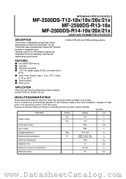 MF-2500DS-T12-18X datasheet pdf Mitsubishi Electric Corporation