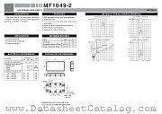 MF1049-2 datasheet pdf Mitsubishi Electric Corporation
