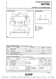 M57706L datasheet pdf Mitsubishi Electric Corporation