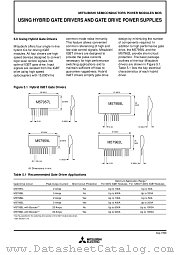 M57962L datasheet pdf Mitsubishi Electric Corporation