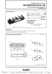 TM130GZ-24 datasheet pdf Mitsubishi Electric Corporation