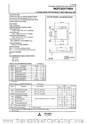 MGFC42V7785A datasheet pdf Mitsubishi Electric Corporation