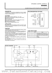 M54685L datasheet pdf Mitsubishi Electric Corporation