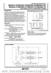 M62006L datasheet pdf Mitsubishi Electric Corporation