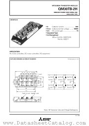 QM30TB-2H datasheet pdf Mitsubishi Electric Corporation