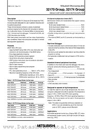 M32174F3VWG datasheet pdf Mitsubishi Electric Corporation