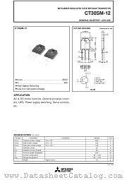CT30SM-12 datasheet pdf Mitsubishi Electric Corporation