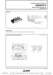 QM20DX-H datasheet pdf Mitsubishi Electric Corporation