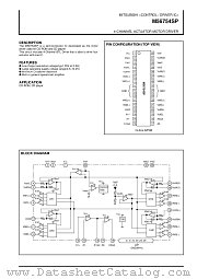 M56754SP datasheet pdf Mitsubishi Electric Corporation