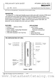 M66244FP datasheet pdf Mitsubishi Electric Corporation