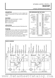 M54672SP datasheet pdf Mitsubishi Electric Corporation
