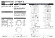 MF1070S-1 datasheet pdf Mitsubishi Electric Corporation