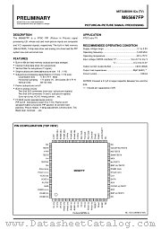 M65667FP datasheet pdf Mitsubishi Electric Corporation