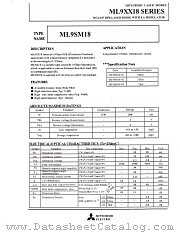 ML9XX18 datasheet pdf Mitsubishi Electric Corporation