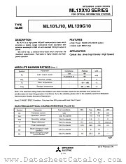 ML1XX10 datasheet pdf Mitsubishi Electric Corporation