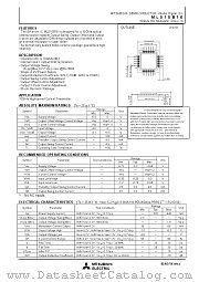 ML0XX16 datasheet pdf Mitsubishi Electric Corporation