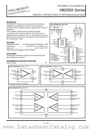 M62552P datasheet pdf Mitsubishi Electric Corporation