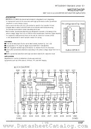 M62352AGP datasheet pdf Mitsubishi Electric Corporation