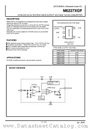 M62274GP datasheet pdf Mitsubishi Electric Corporation