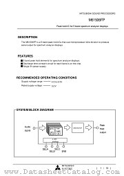 M61506FP datasheet pdf Mitsubishi Electric Corporation