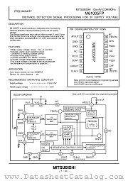 M61005FP datasheet pdf Mitsubishi Electric Corporation