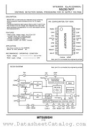 M52957AFP datasheet pdf Mitsubishi Electric Corporation