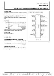 M52742ASP datasheet pdf Mitsubishi Electric Corporation
