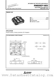 RM600DY-66S datasheet pdf Mitsubishi Electric Corporation