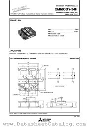 CM600DY-34H datasheet pdf Mitsubishi Electric Corporation
