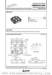 CM800HA-66H datasheet pdf Mitsubishi Electric Corporation