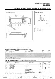 M68732H datasheet pdf Mitsubishi Electric Corporation