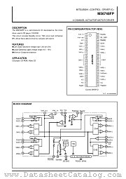 M56748FP datasheet pdf Mitsubishi Electric Corporation