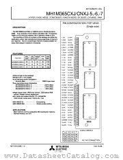 MH1M365CXJ-6 datasheet pdf Mitsubishi Electric Corporation
