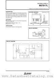 M57917L datasheet pdf Mitsubishi Electric Corporation