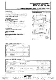 MGFK35V2228 datasheet pdf Mitsubishi Electric Corporation