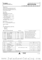 MGFC45V4450A datasheet pdf Mitsubishi Electric Corporation