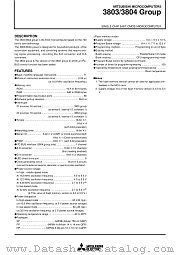 M38044M4-XXXHP datasheet pdf Mitsubishi Electric Corporation