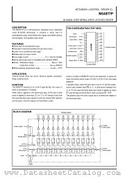 M54977P datasheet pdf Mitsubishi Electric Corporation