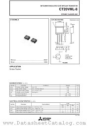 CT20VML-8 datasheet pdf Mitsubishi Electric Corporation
