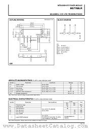 M57788LR datasheet pdf Mitsubishi Electric Corporation