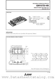 QM15TD-HB datasheet pdf Mitsubishi Electric Corporation