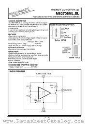 M62706ML datasheet pdf Mitsubishi Electric Corporation